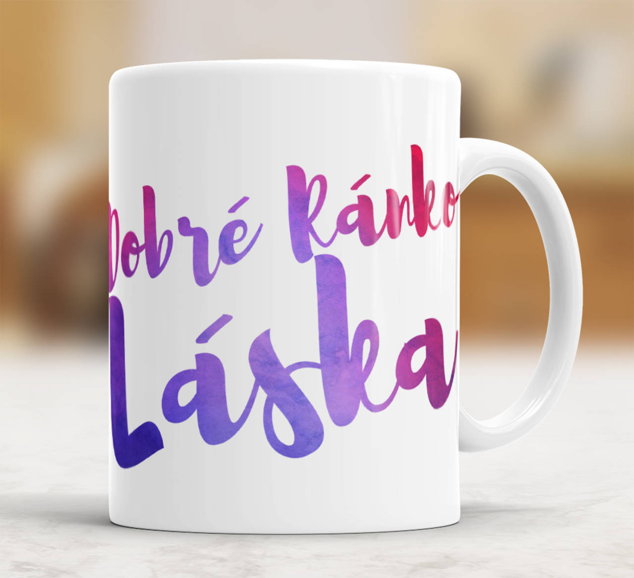 Keramická šálka Dobré ránko
