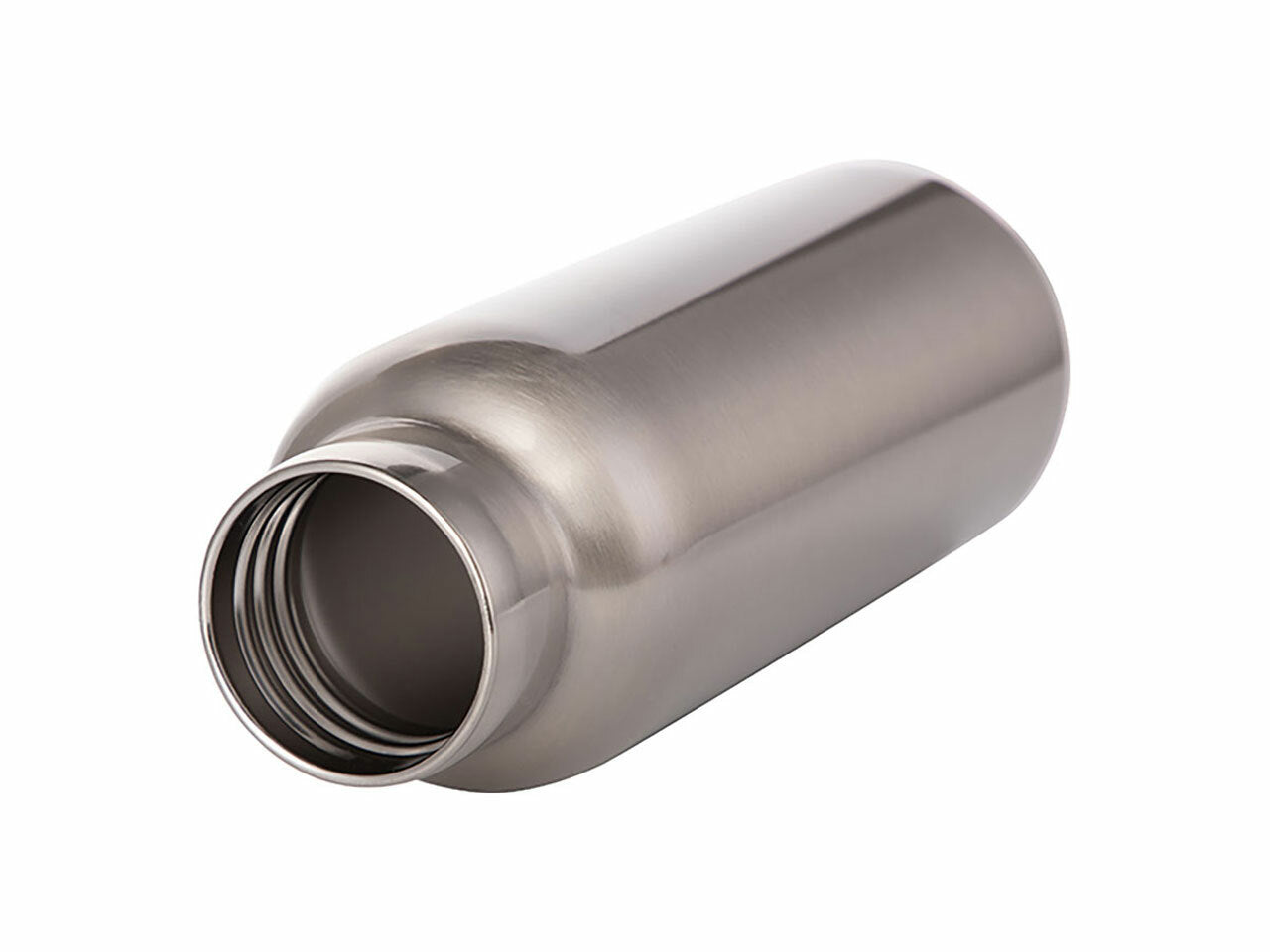 Termofľaša s úchytkou - strieborná - The best view comes after the hardest climb