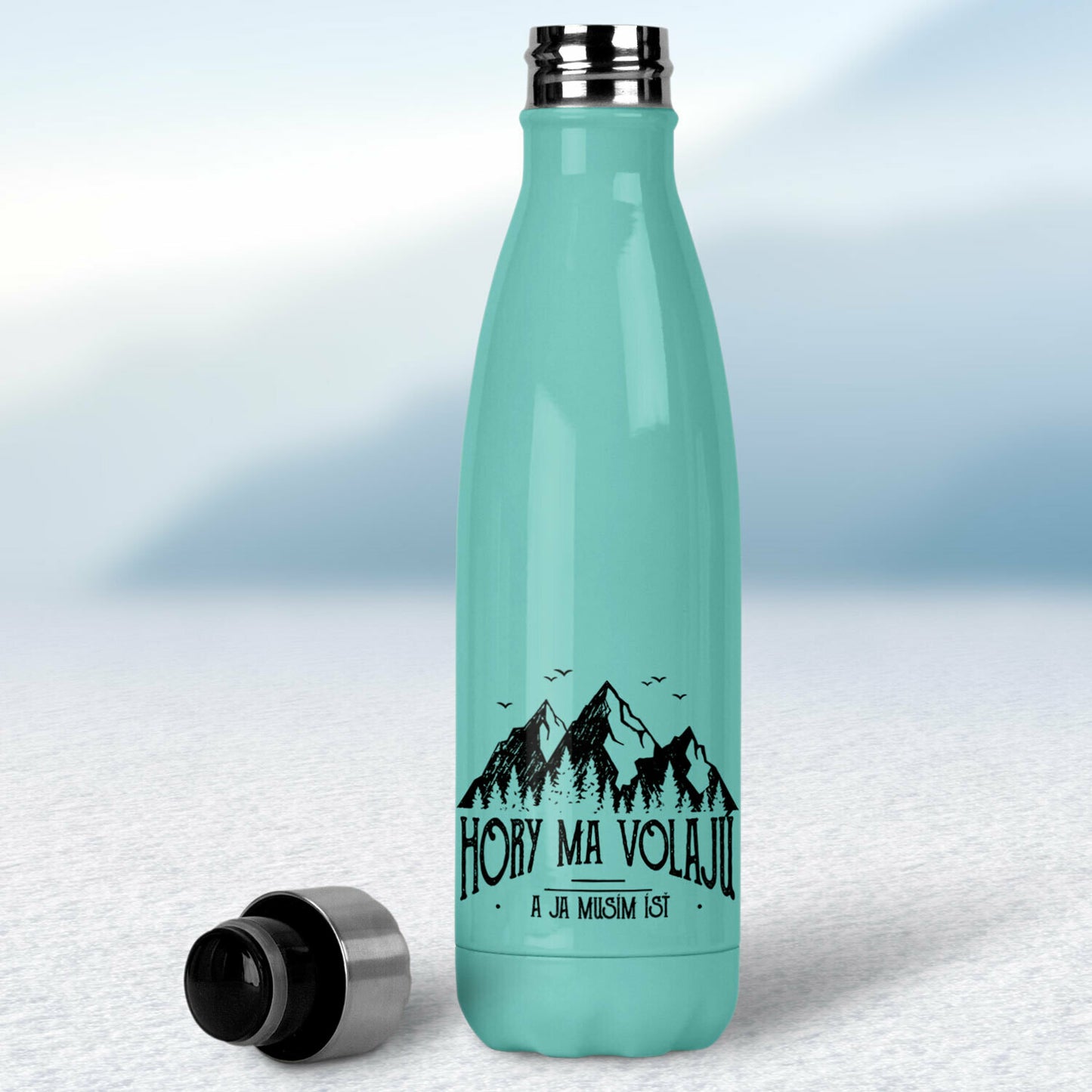 Termofľaša - mentolová - Hory ma volajú a ja musím ísť