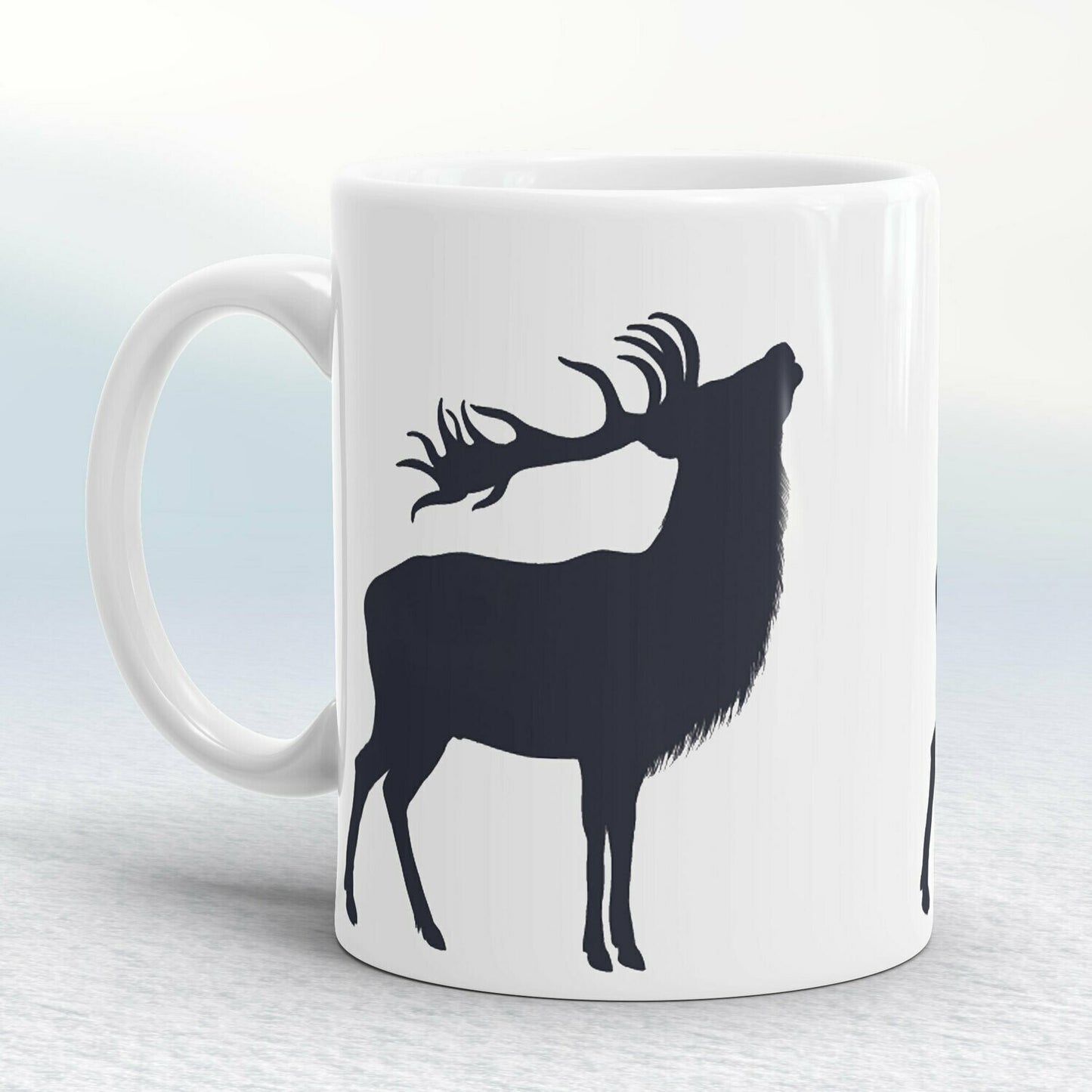 Keramická šálka s jeleňom