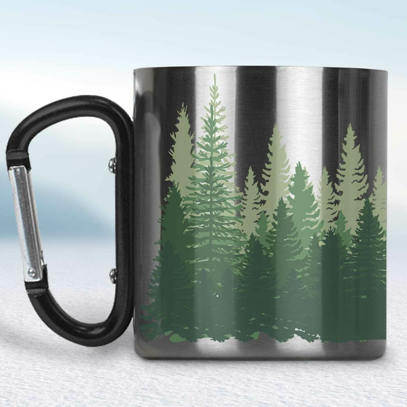 Kovový hrnček s karabínkou