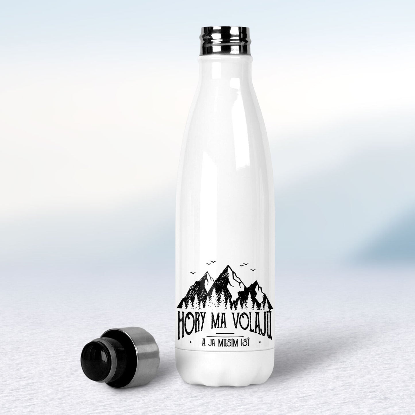 Termofľaša - biela - Hory ma volajú