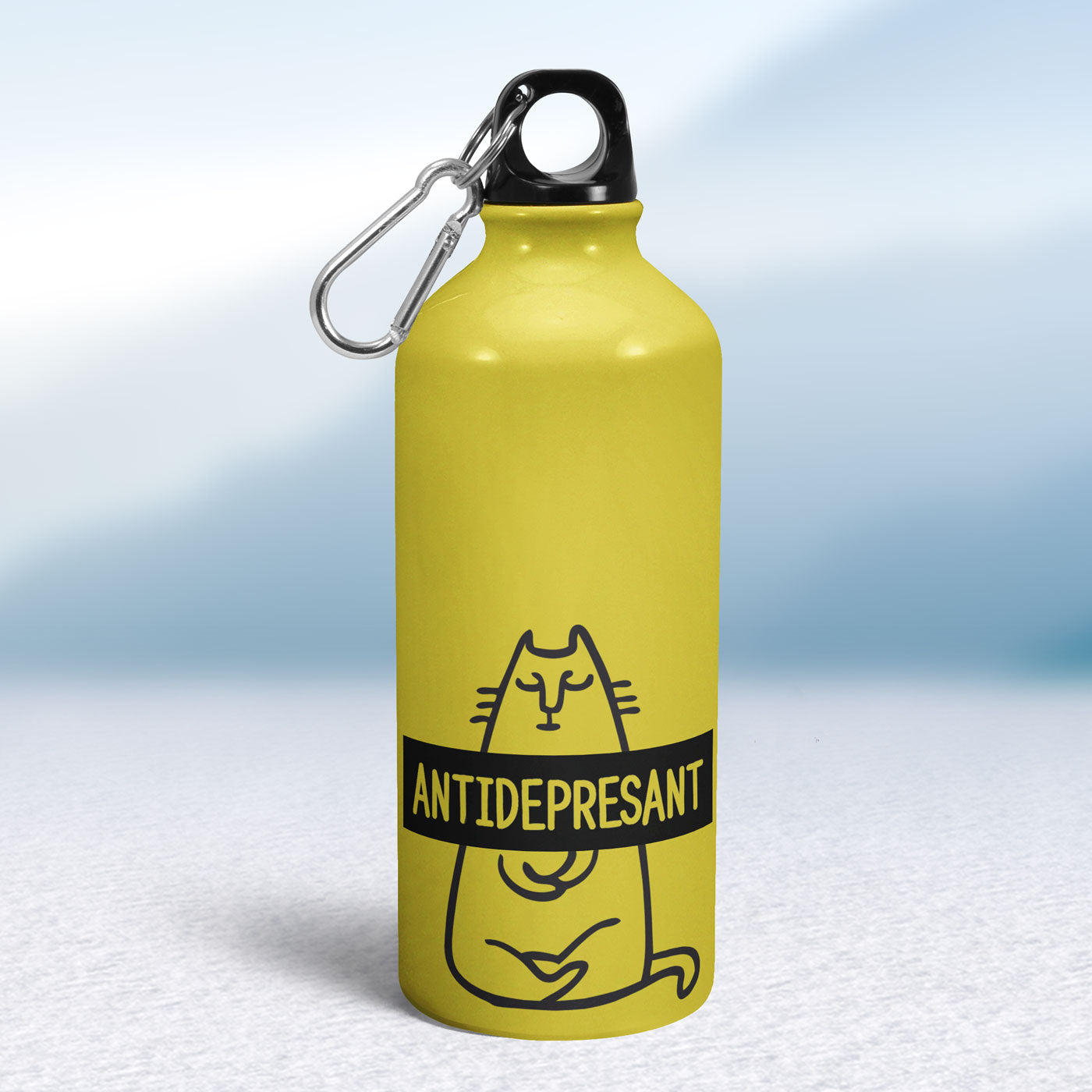 Turistická fľaša - ružová - Antidepresant