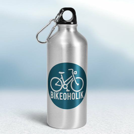 Turistická fľaša - strieborná - Bikeoholik